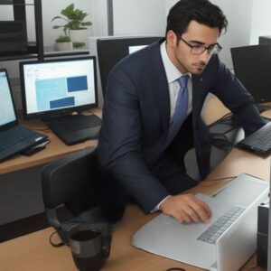 business consultant helping with local clients